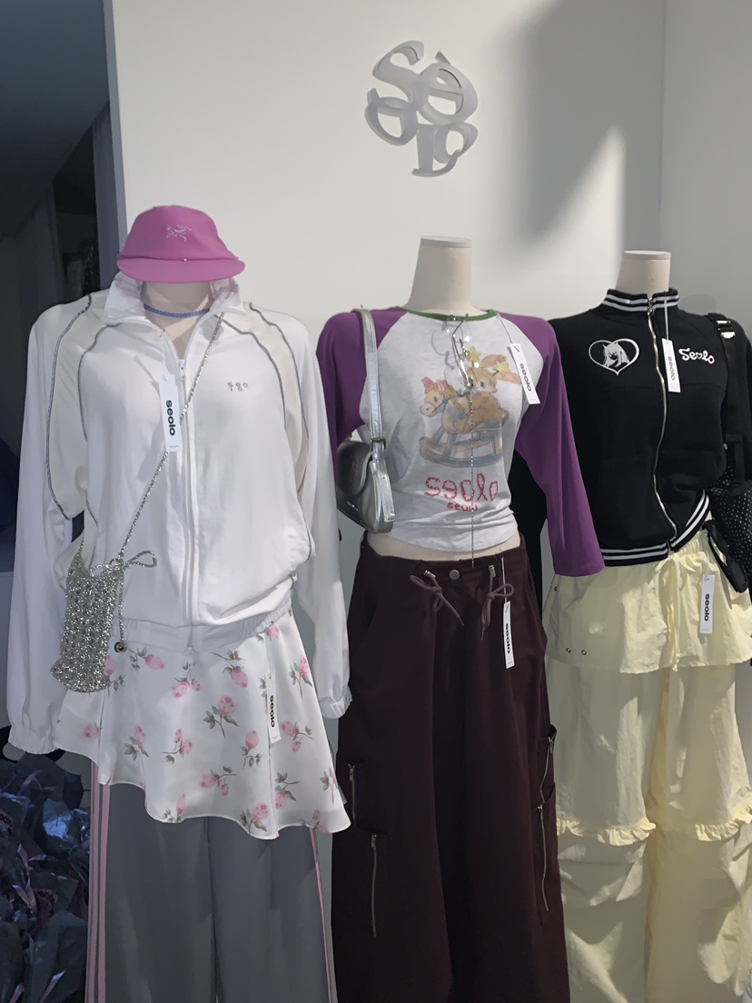 SEOLO東大門實拍女士新款26春夏時尚熱賣推薦休閑真品短裙Seolo seoul短裙