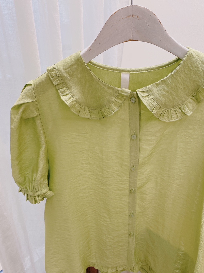 LETAILOR東大門直郵女裝新品推薦職業休閑襯衫蕾絲衫荷葉邊LETAILOR襯衫/蕾絲衫