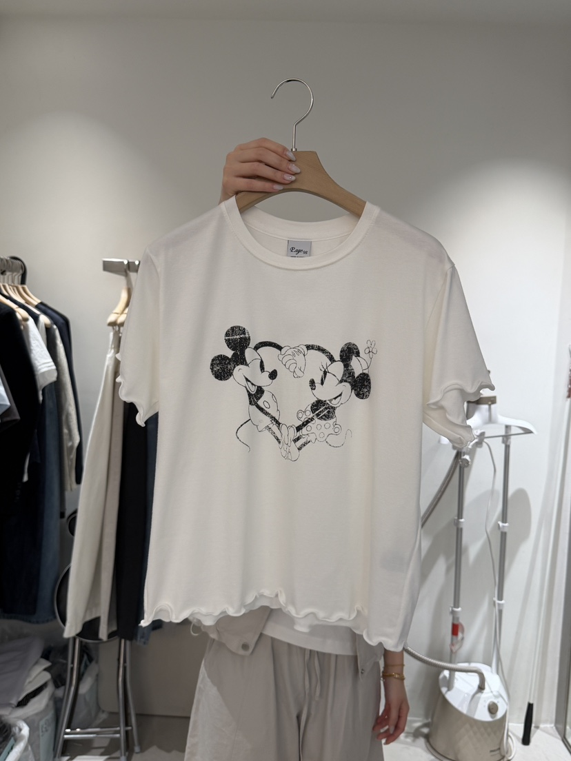 PEPPER-L韓國代購女裝新品熱賣休閑人氣職業真品26春夏T恤PEPPERT恤圖色1