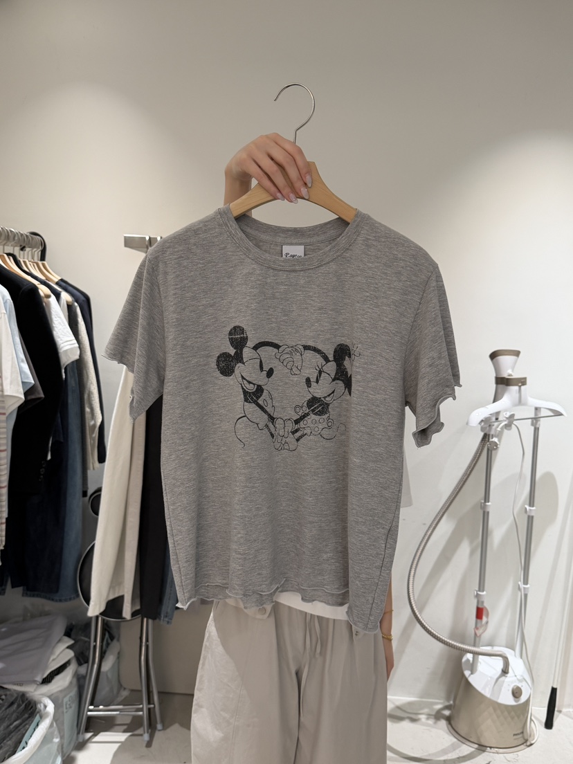 PEPPER-L韓國代購女裝新品熱賣休閑人氣職業真品26春夏T恤PEPPERT恤圖色2