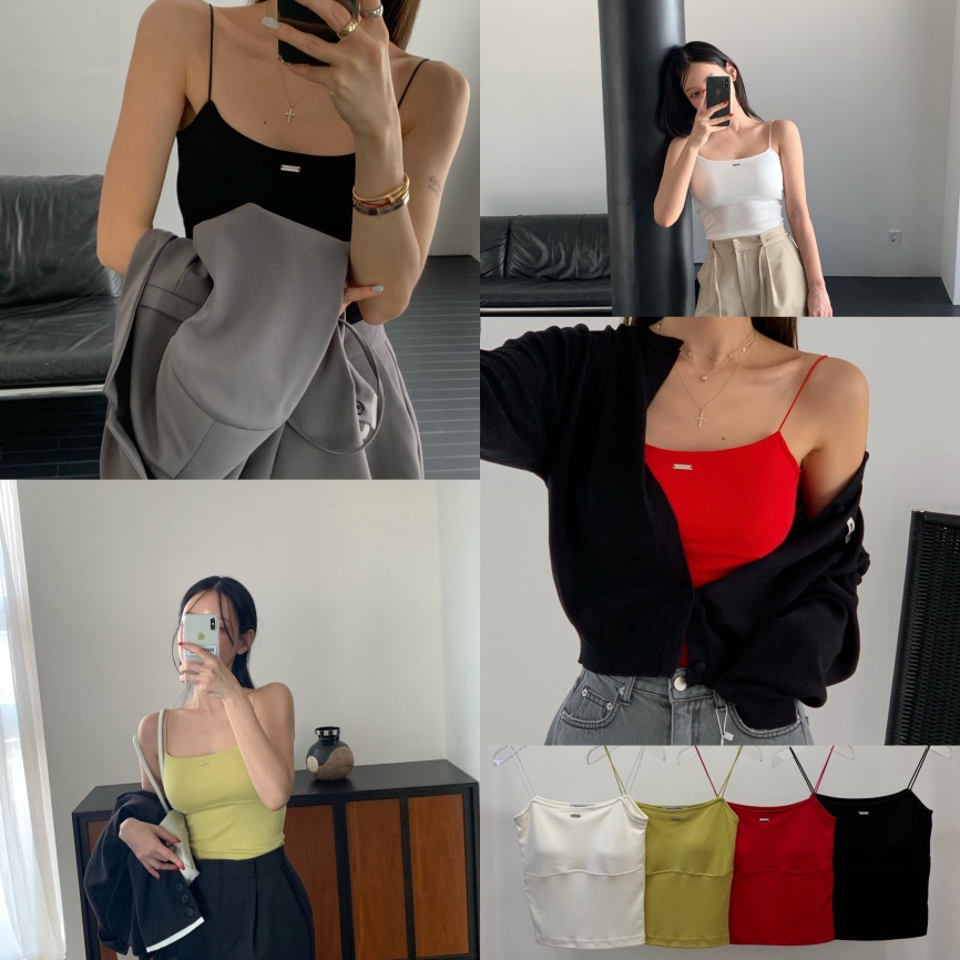 REVE CITE-L韓國直郵女士新品職業26春夏時尚推薦吊帶背心REVE CITE-L吊帶/背心