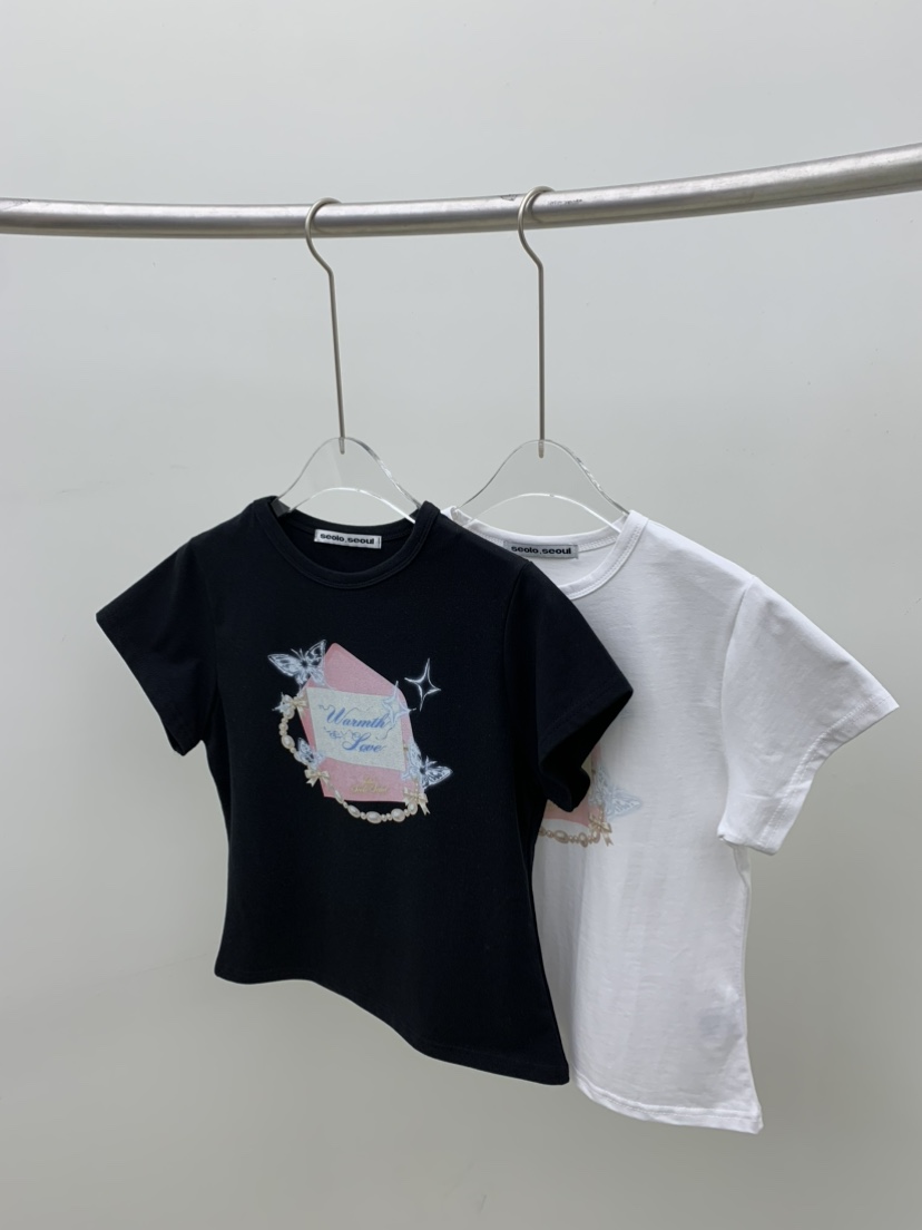 SEOLO東大門代購女裝新品休閑熱賣推薦職業真品時尚26春夏T恤Seolo seoulT恤