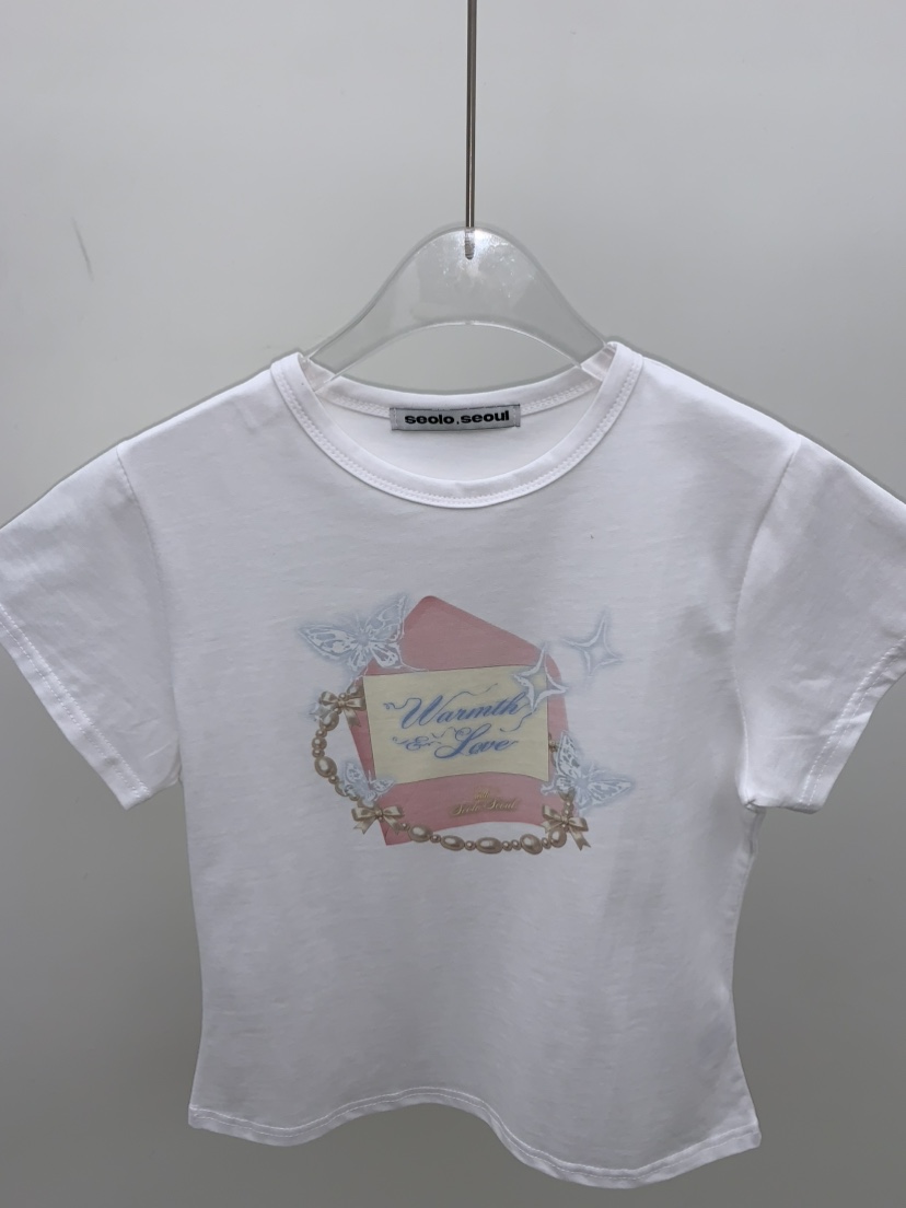 SEOLO東大門代購女裝新品休閑熱賣推薦職業真品時尚26春夏T恤Seolo seoulT恤圖色1