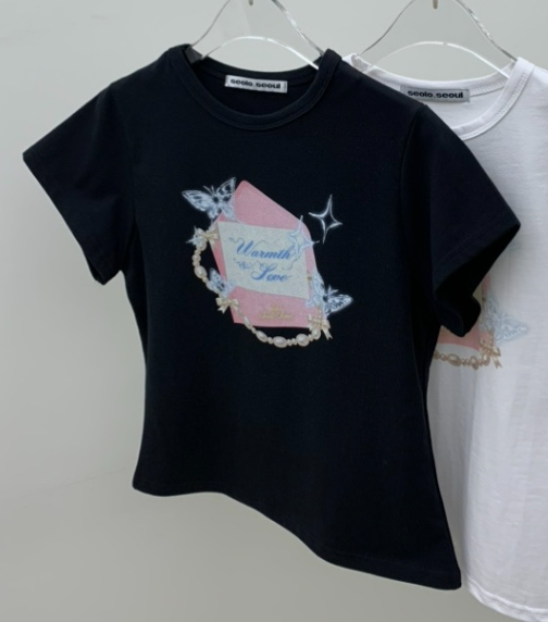 SEOLO東大門代購女裝新品休閑熱賣推薦職業真品時尚26春夏T恤Seolo seoulT恤圖色2