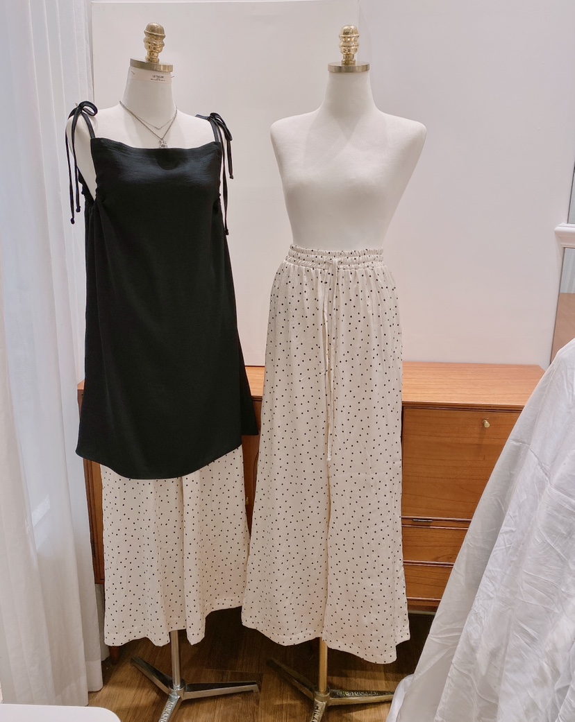 LETAILOR韓國直郵實拍女裝新品熱賣時尚人氣職業休閑褲緞面LETAILOR休閑褲