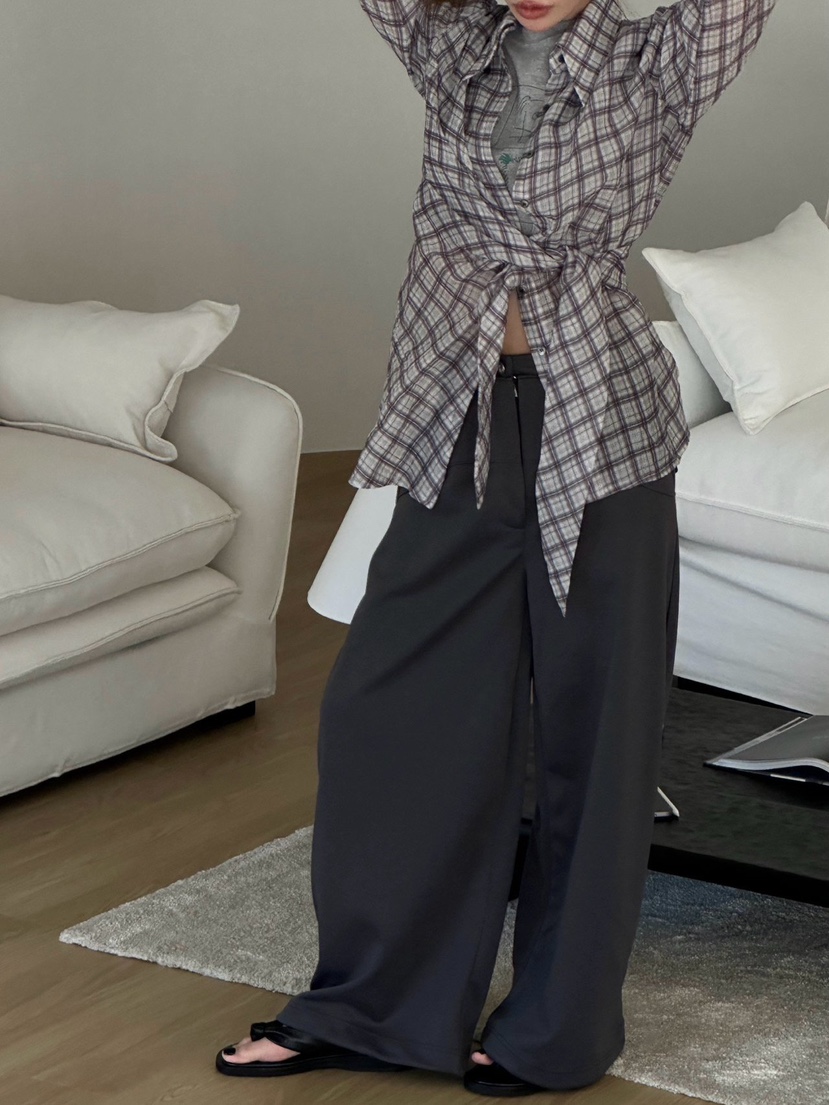 ZEROZERO韓國直郵實拍女裝新款26春夏職業時尚休閑褲雙口袋ZEROZERO休閑褲