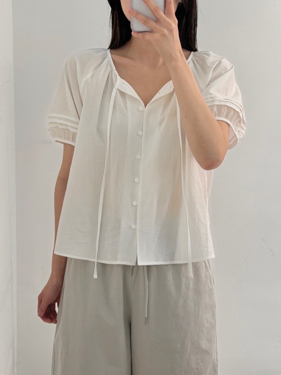 PEPPER-L韓國直郵女士新品熱賣職業人氣26春夏襯衫蕾絲衫PEPPER襯衫/蕾絲衫