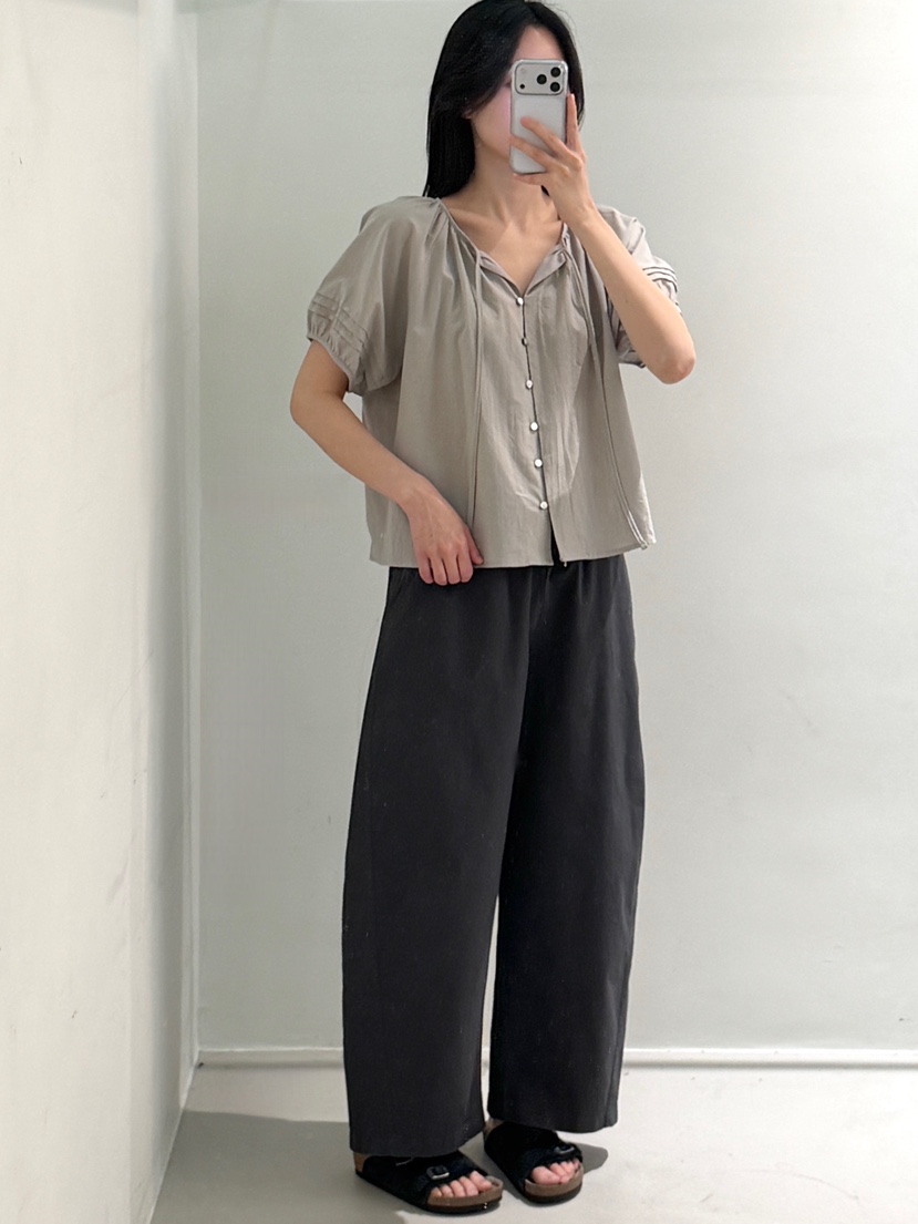 PEPPER-L韓國直郵女士新品熱賣職業人氣26春夏襯衫蕾絲衫PEPPER襯衫/蕾絲衫