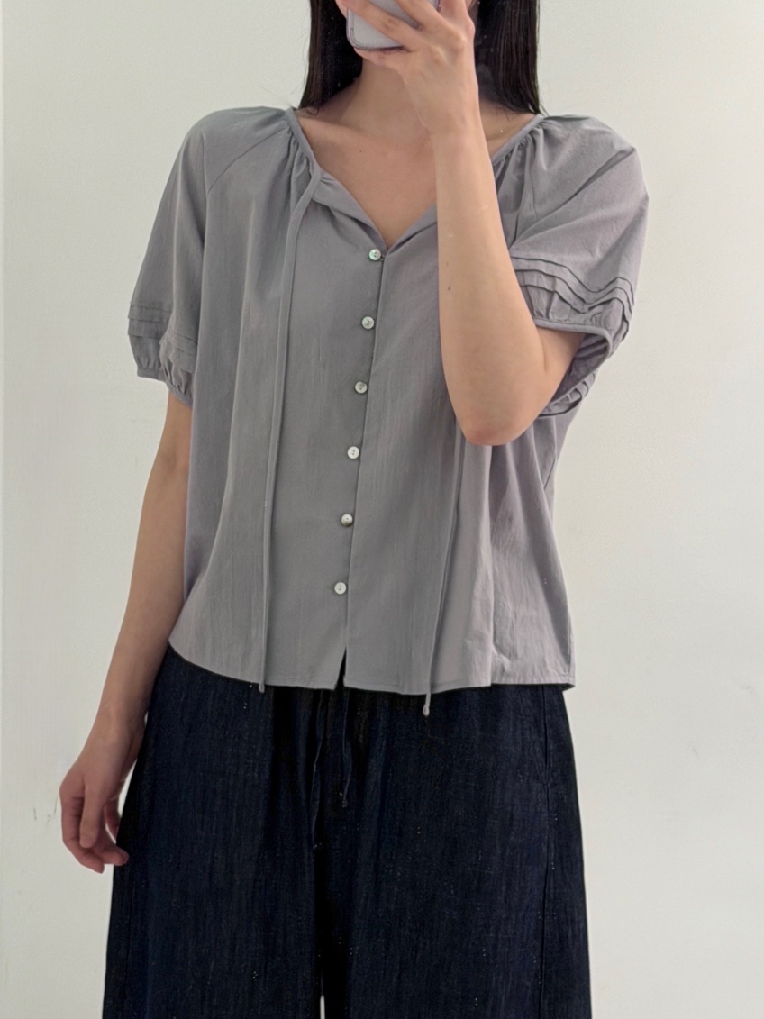 PEPPER-L韓國直郵女士新品熱賣職業人氣26春夏襯衫蕾絲衫PEPPER襯衫/蕾絲衫