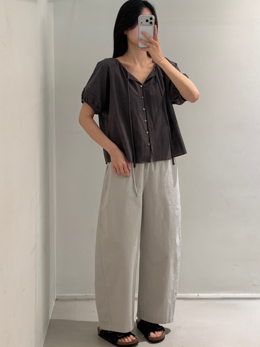 PEPPER-L韓國直郵女士新品熱賣職業人氣26春夏襯衫蕾絲衫PEPPER襯衫/蕾絲衫