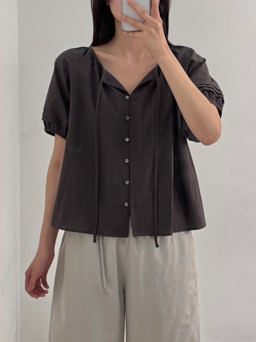 PEPPER-L韓國直郵女士新品熱賣職業人氣26春夏襯衫蕾絲衫PEPPER襯衫/蕾絲衫