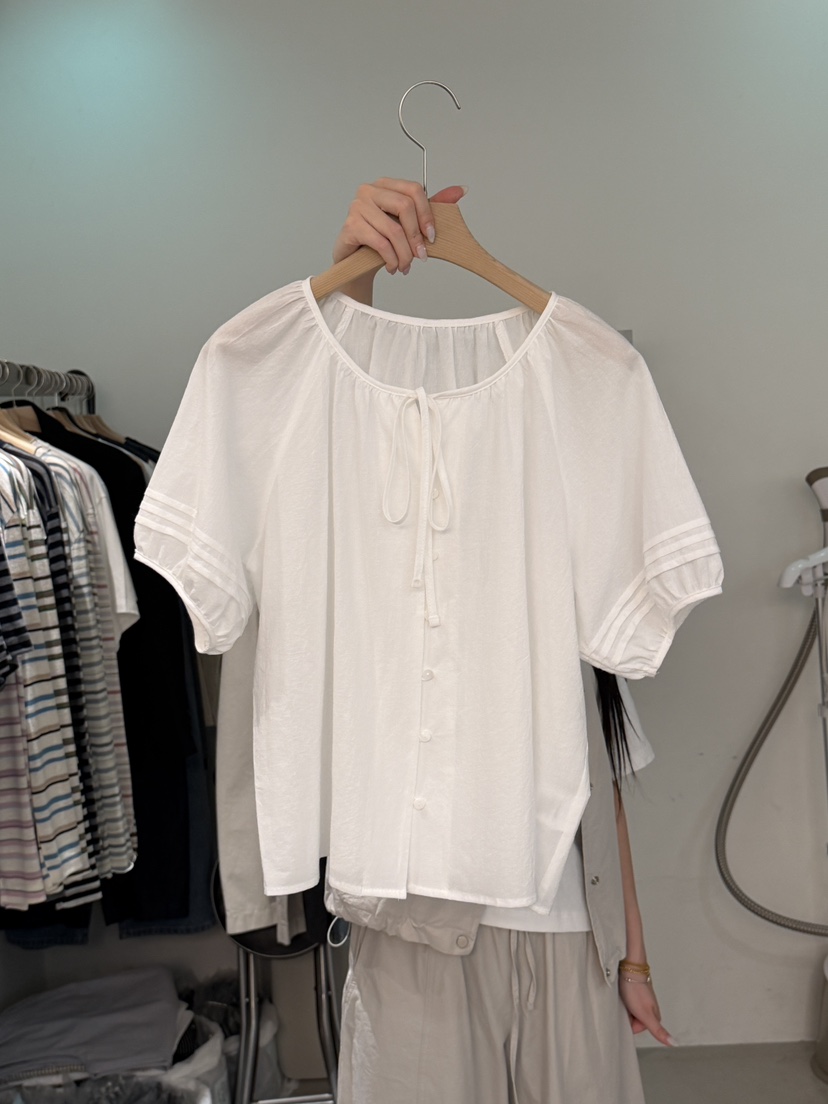 PEPPER-L韓國直郵女士新品熱賣職業人氣26春夏襯衫蕾絲衫PEPPER襯衫/蕾絲衫圖色1