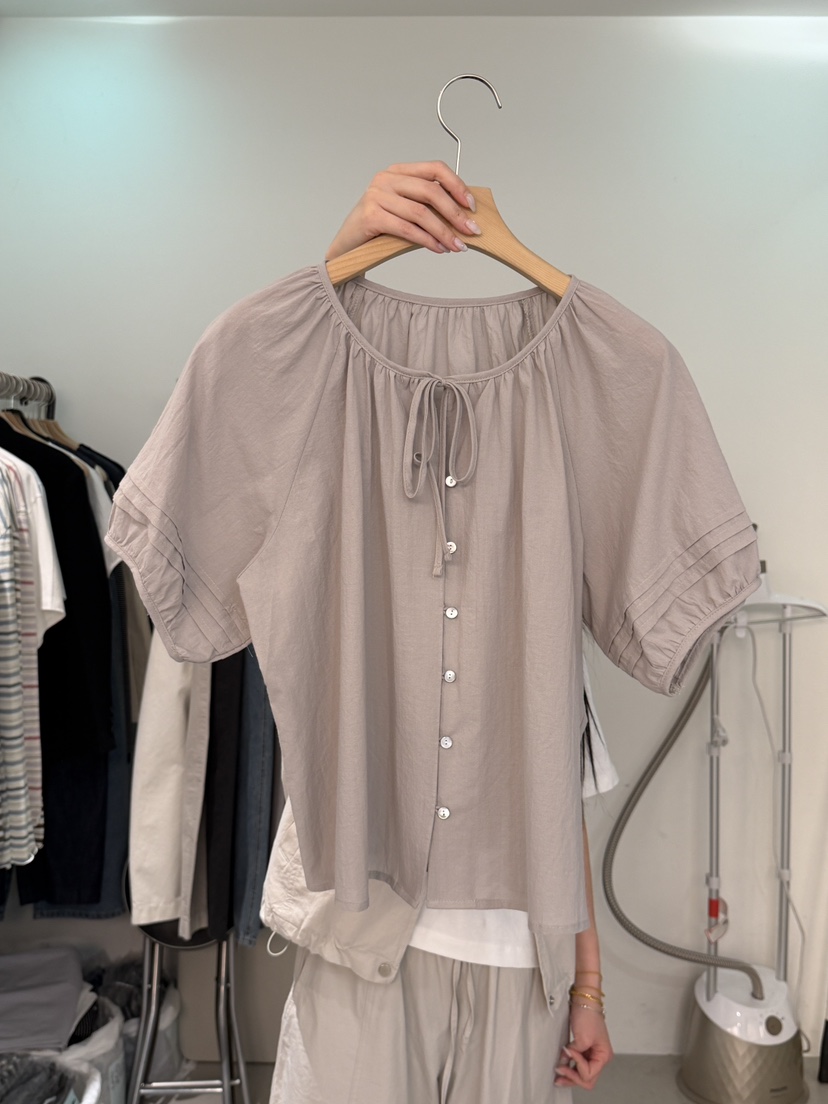 PEPPER-L韓國直郵女士新品熱賣職業人氣26春夏襯衫蕾絲衫PEPPER襯衫/蕾絲衫圖色2