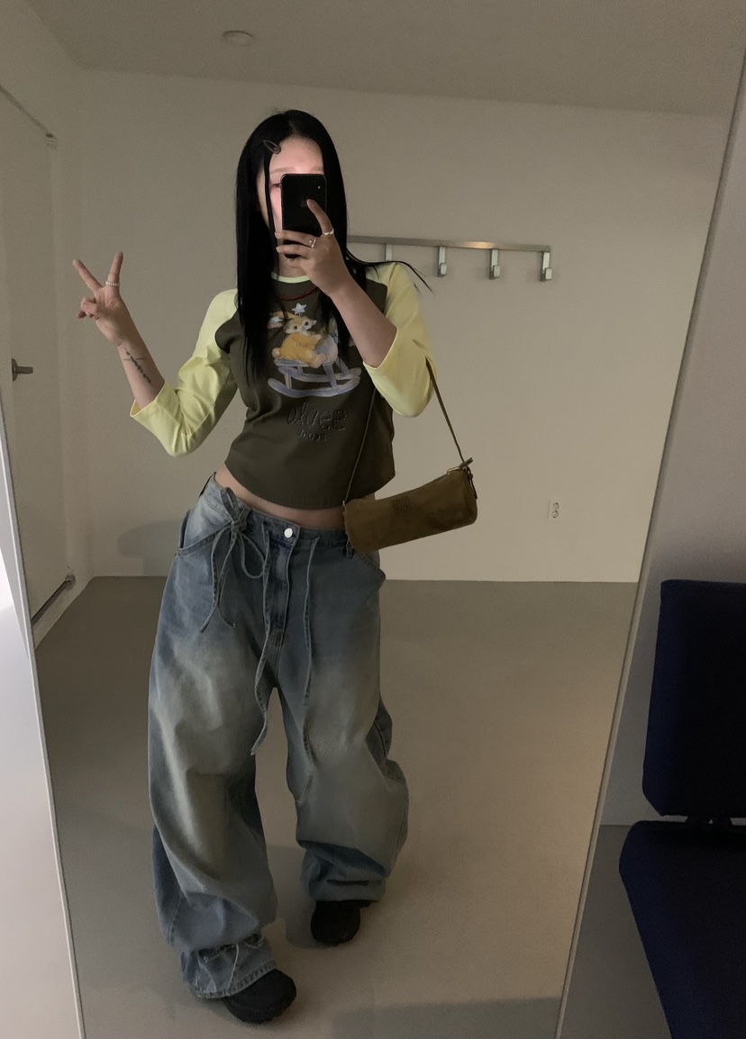 SEOLO韓國直郵女士新品職業熱賣時尚26春夏人氣休閑長袖T恤Seolo seoul長袖T恤