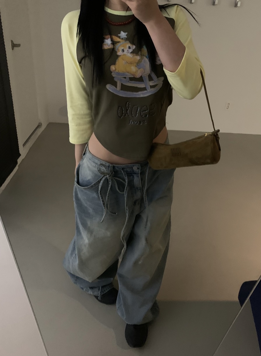 SEOLO韓國直郵女士新品職業熱賣時尚26春夏人氣休閑長袖T恤Seolo seoul長袖T恤