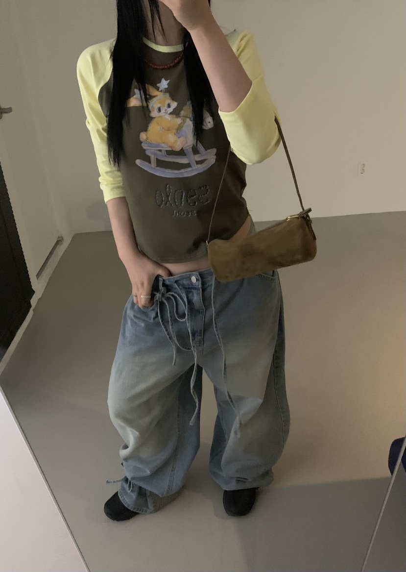 SEOLO韓國直郵女士新品職業熱賣時尚26春夏人氣休閑長袖T恤Seolo seoul長袖T恤