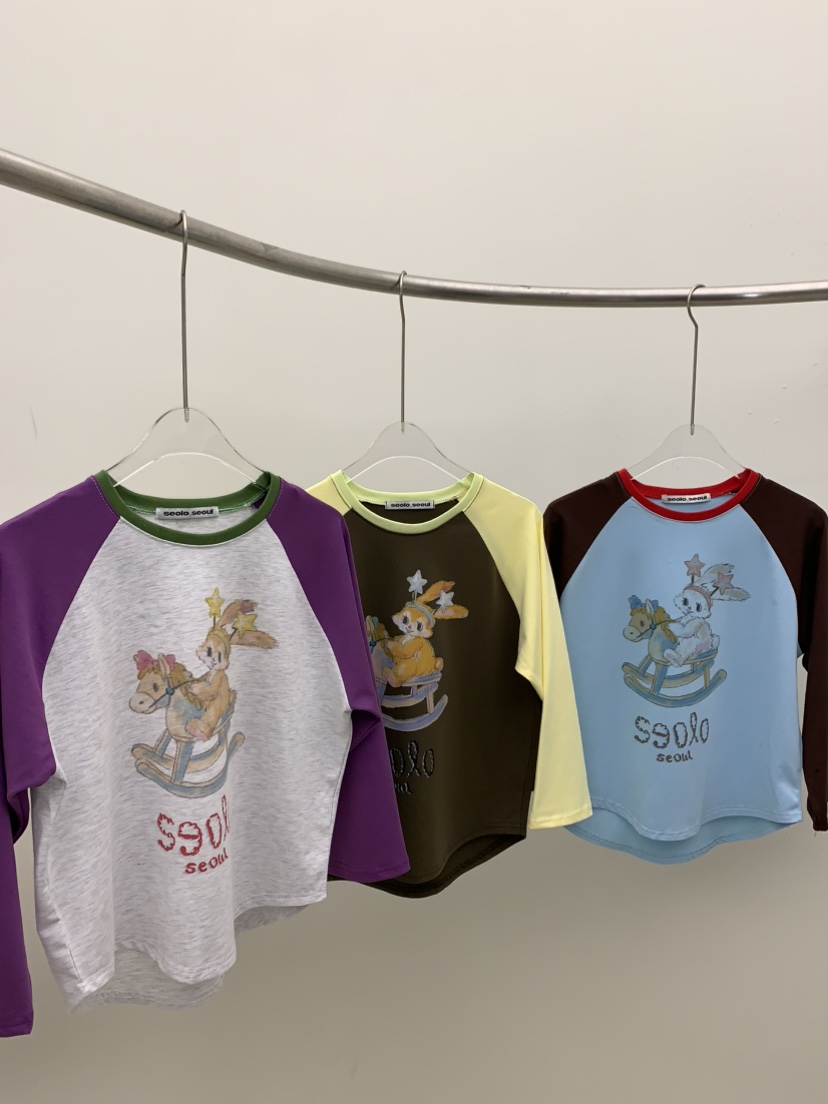 SEOLO韓國直郵女士新品職業熱賣時尚26春夏人氣休閑長袖T恤Seolo seoul長袖T恤