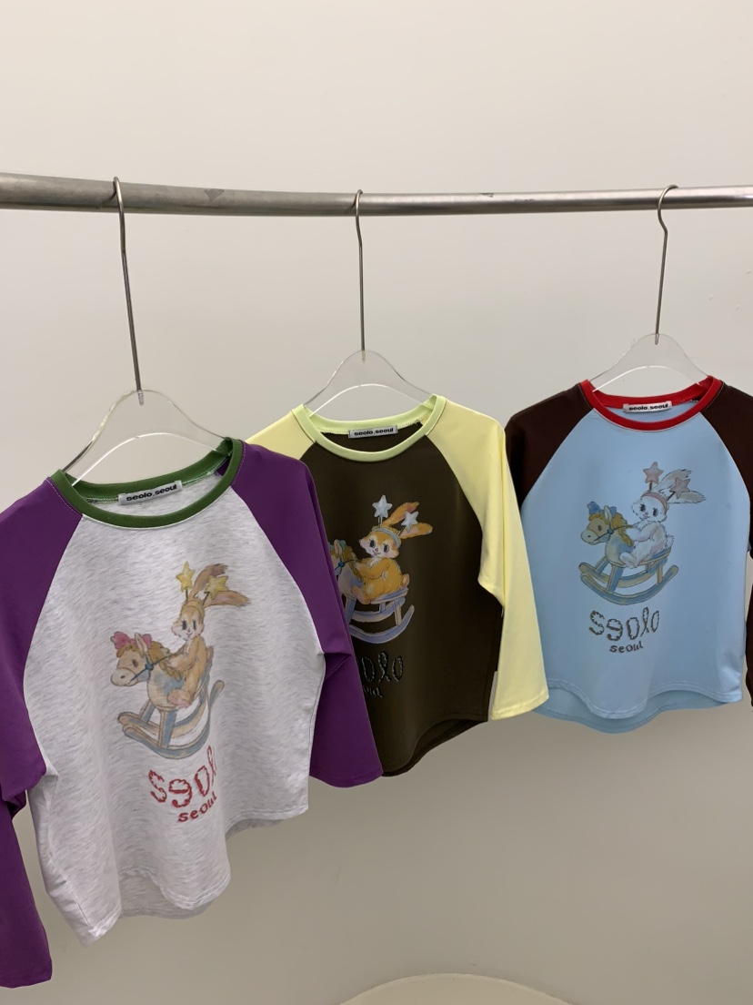 SEOLO韓國直郵女士新品職業熱賣時尚26春夏人氣休閑長袖T恤Seolo seoul長袖T恤