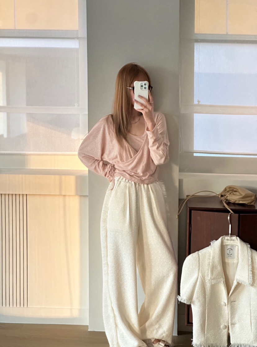 ZEROZERO韓國代購女裝新款職業休閑人氣時尚套裝套裝亞麻ZEROZERO套裝