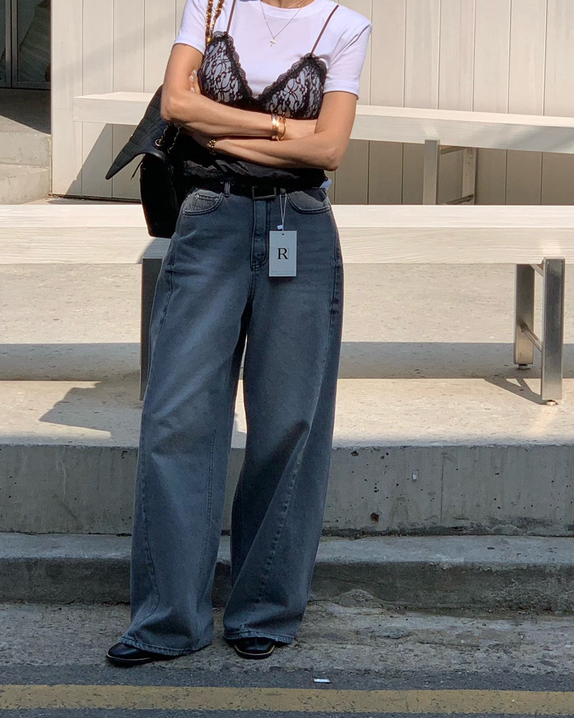 REVE CITE-L韓國直郵女士新款休閑推薦26春夏職業牛仔褲REVE CITE-L牛仔褲