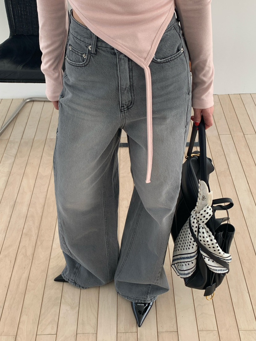 REVE CITE-L韓國直郵女士新款休閑推薦26春夏職業牛仔褲REVE CITE-L牛仔褲