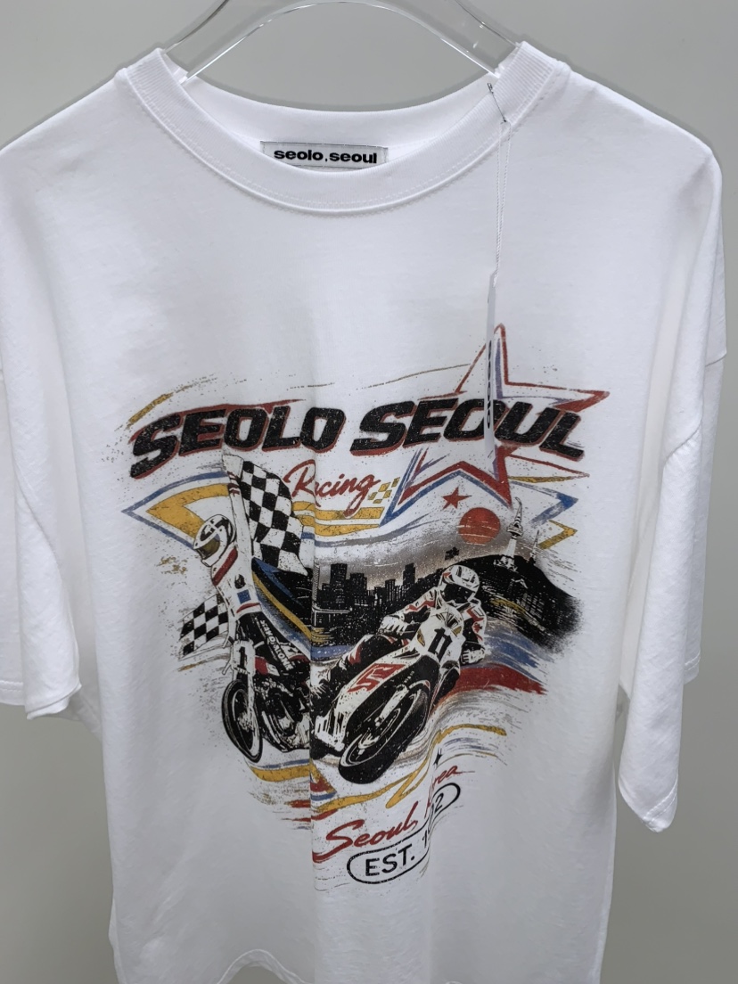 SEOLO韓國直郵實拍女裝新品26春夏職業人氣熱賣時尚休閑T恤Seolo seoulT恤圖色2