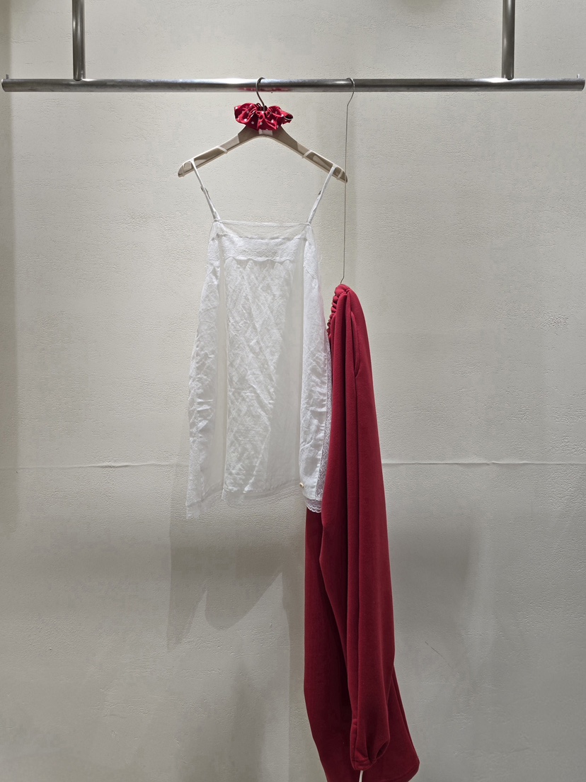 LIKEVAM韓國直郵實拍女士新品熱賣時尚職業吊帶背心亞麻長款LIKEVAM吊帶/背心