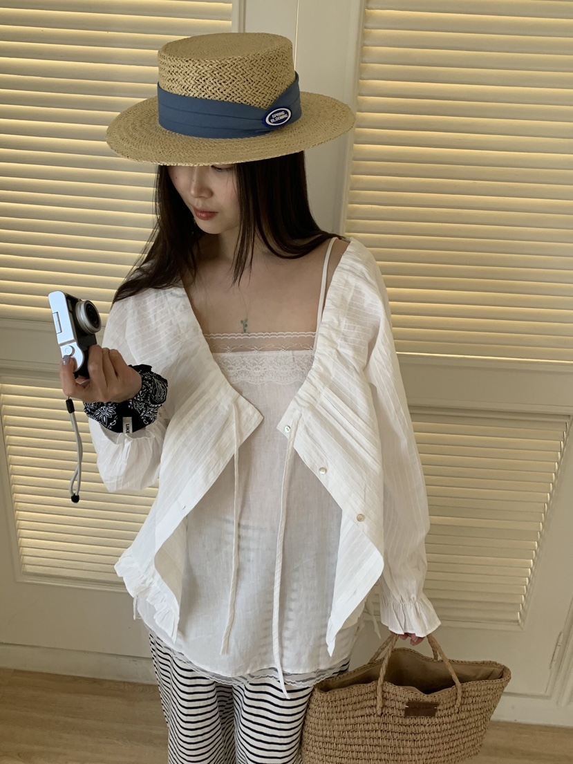 LIKEVAM韓國直郵實拍女士新品熱賣時尚職業吊帶背心亞麻長款LIKEVAM吊帶/背心