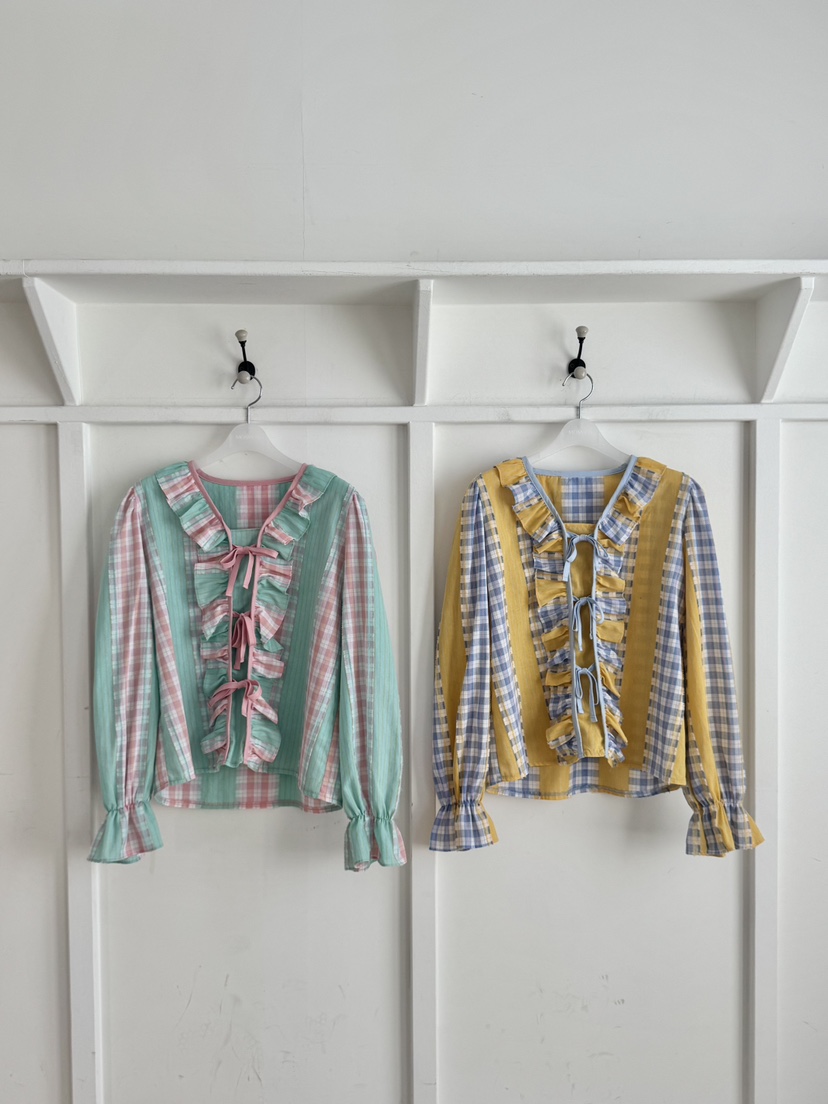 MOSMOS韓國直郵實拍女士新品職業人氣休閑推薦襯衫蕾絲衫MOSMOS襯衫/蕾絲衫