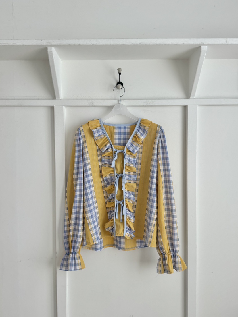 MOSMOS韓國直郵實拍女士新品職業人氣休閑推薦襯衫蕾絲衫MOSMOS襯衫/蕾絲衫圖色2