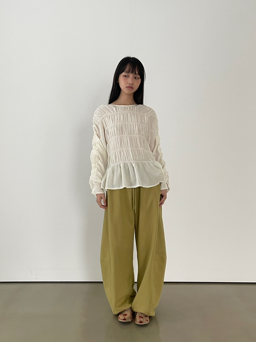 ANOTHER AVENUE韓國直郵女裝新品職業熱賣襯衫蕾絲衫褶皺ANOTHER AVENUE襯衫/蕾絲衫