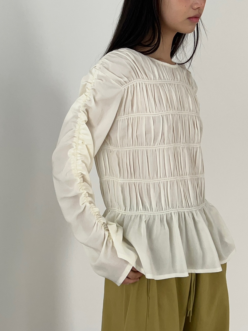 ANOTHER AVENUE韓國直郵女裝新品職業熱賣襯衫蕾絲衫褶皺ANOTHER AVENUE襯衫/蕾絲衫