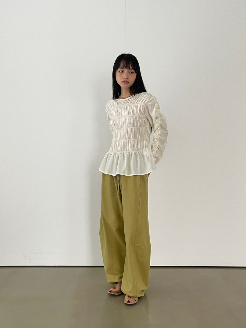 ANOTHER AVENUE韓國直郵女裝新品職業熱賣襯衫蕾絲衫褶皺ANOTHER AVENUE襯衫/蕾絲衫