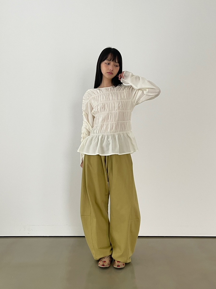 ANOTHER AVENUE韓國直郵女裝新品職業熱賣襯衫蕾絲衫褶皺ANOTHER AVENUE襯衫/蕾絲衫