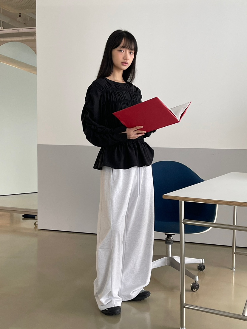 ANOTHER AVENUE韓國直郵女裝新品職業熱賣襯衫蕾絲衫褶皺ANOTHER AVENUE襯衫/蕾絲衫