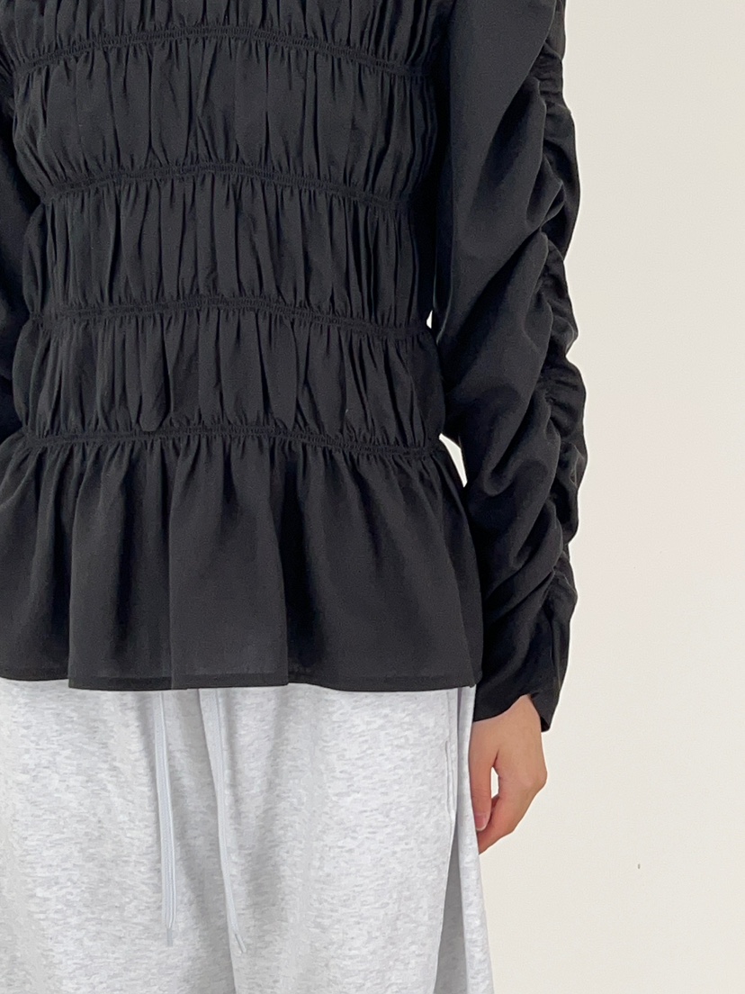 ANOTHER AVENUE韓國直郵女裝新品職業熱賣襯衫蕾絲衫褶皺ANOTHER AVENUE襯衫/蕾絲衫