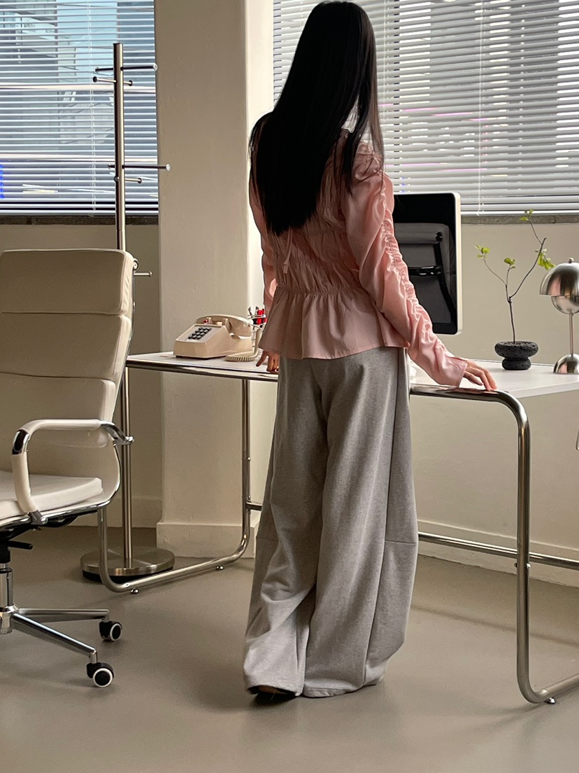 ANOTHER AVENUE韓國直郵女裝新品職業熱賣襯衫蕾絲衫褶皺ANOTHER AVENUE襯衫/蕾絲衫