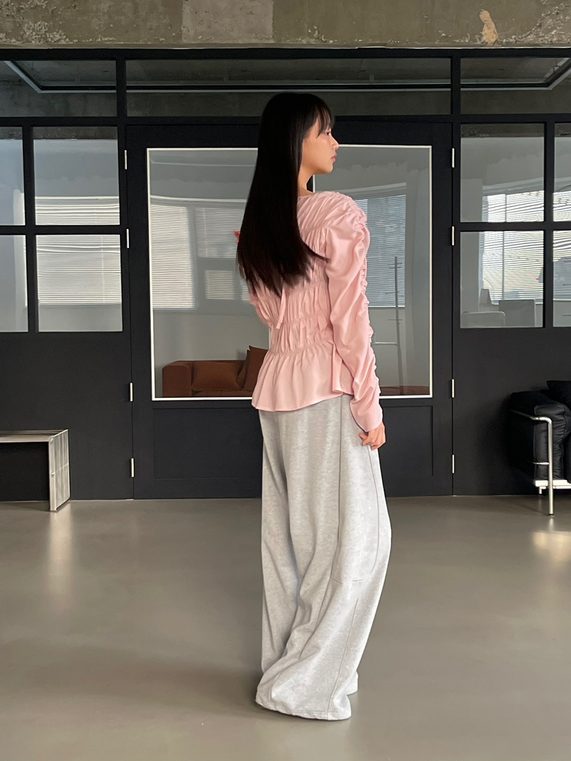 ANOTHER AVENUE韓國直郵女裝新品職業熱賣襯衫蕾絲衫褶皺ANOTHER AVENUE襯衫/蕾絲衫