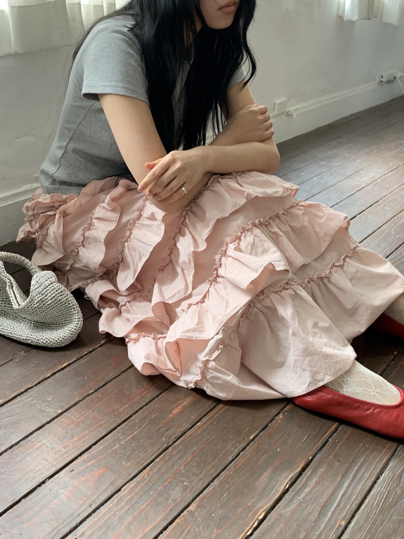 SUNDER MARKET韓國東大門代購女士新品休閑熱賣人氣長裙SUNDER MARKET長裙