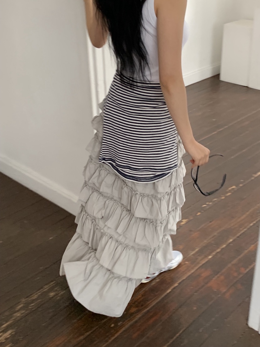 SUNDER MARKET韓國東大門代購女士新品休閑熱賣人氣長裙SUNDER MARKET長裙