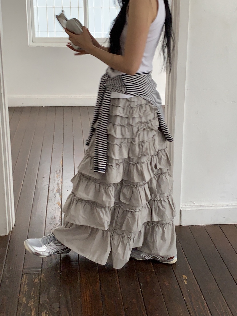 SUNDER MARKET韓國東大門代購女士新品休閑熱賣人氣長裙SUNDER MARKET長裙