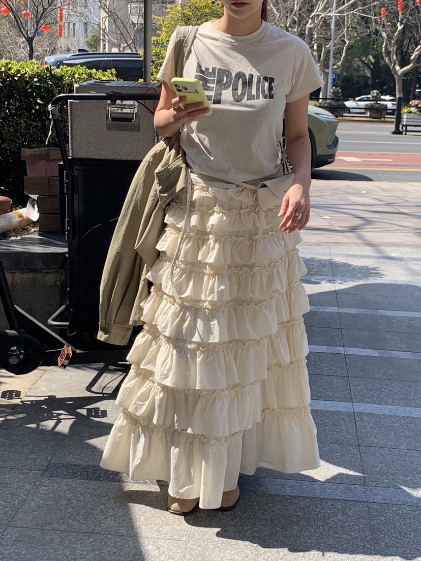 SUNDER MARKET韓國東大門代購女士新品休閑熱賣人氣長裙SUNDER MARKET長裙