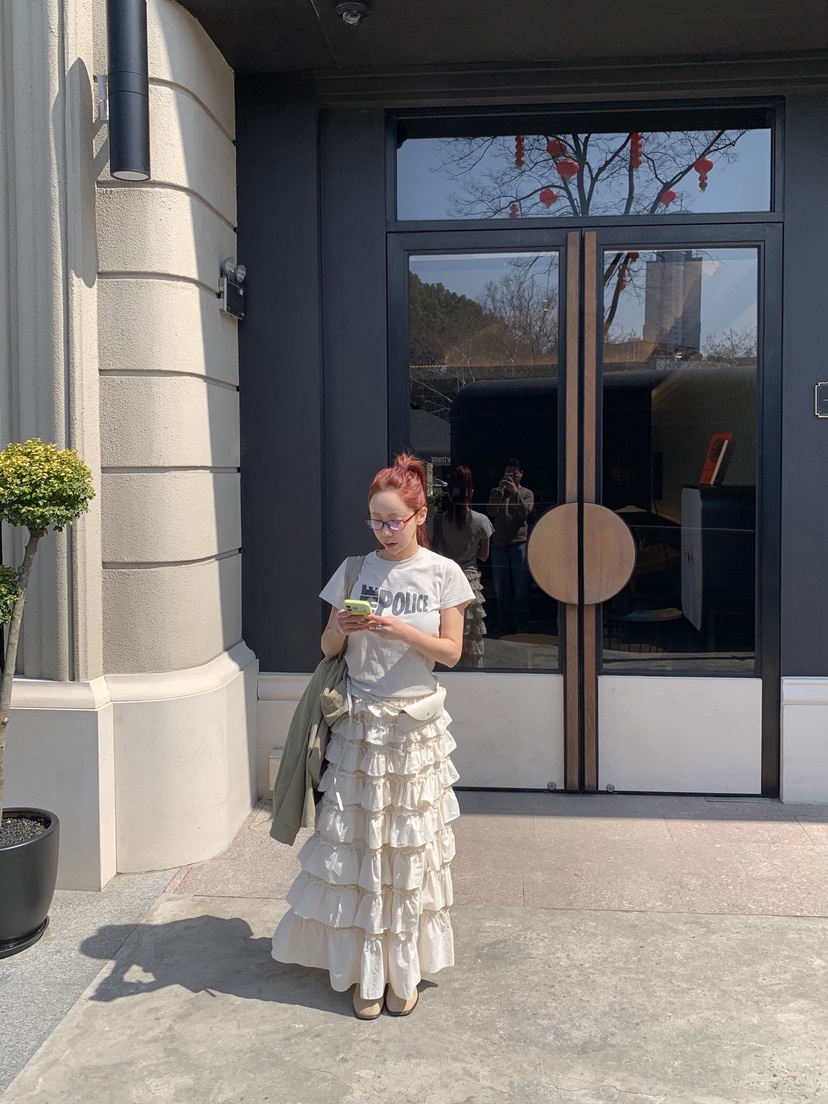 SUNDER MARKET韓國東大門代購女士新品休閑熱賣人氣長裙SUNDER MARKET長裙