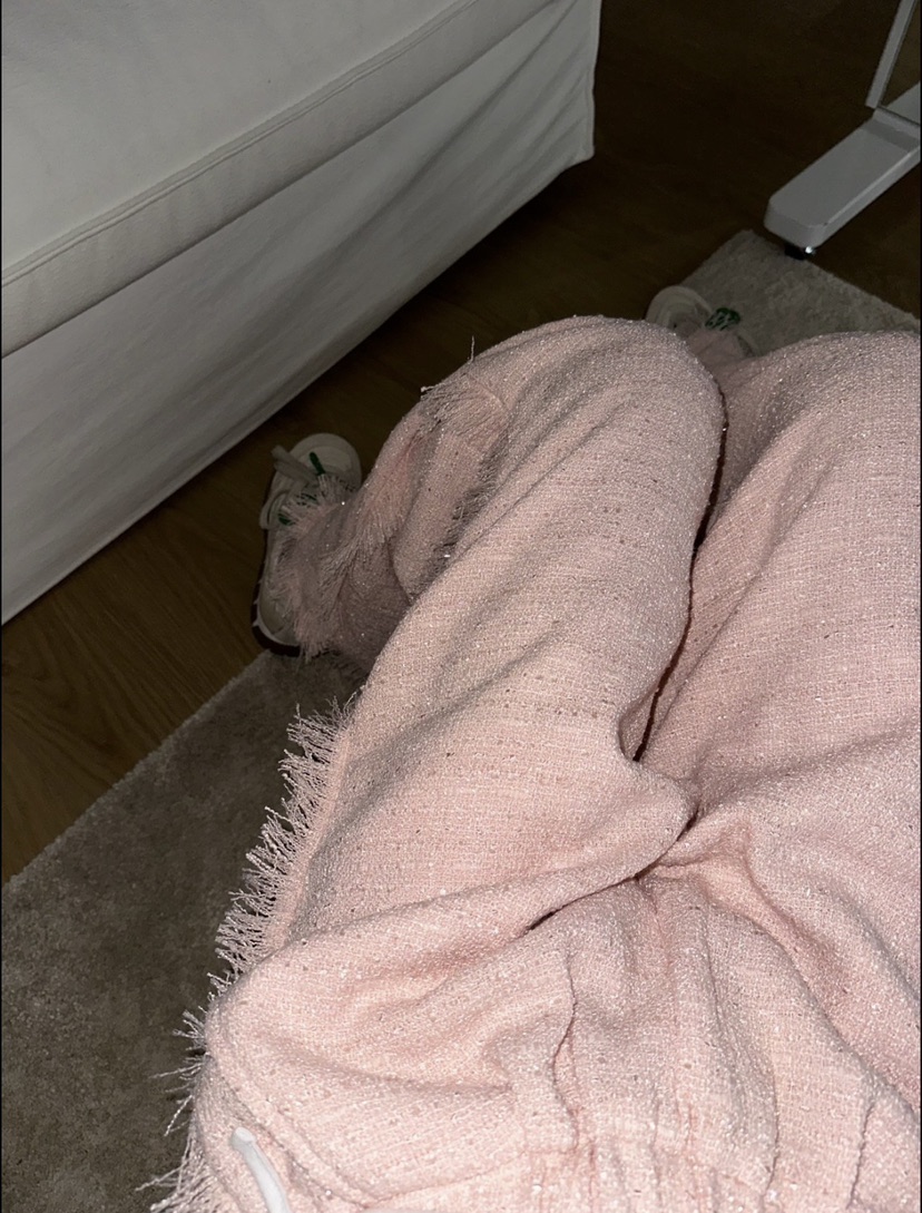 ZEROZERO韓國直郵女裝新品推薦人氣26春夏休閑褲粗花呢流蘇ZEROZERO休閑褲