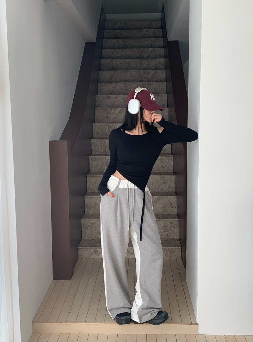 REVE CITE-L韓國東大門代購女士新款人氣休閑時尚長袖T恤REVE CITE-L長袖T恤