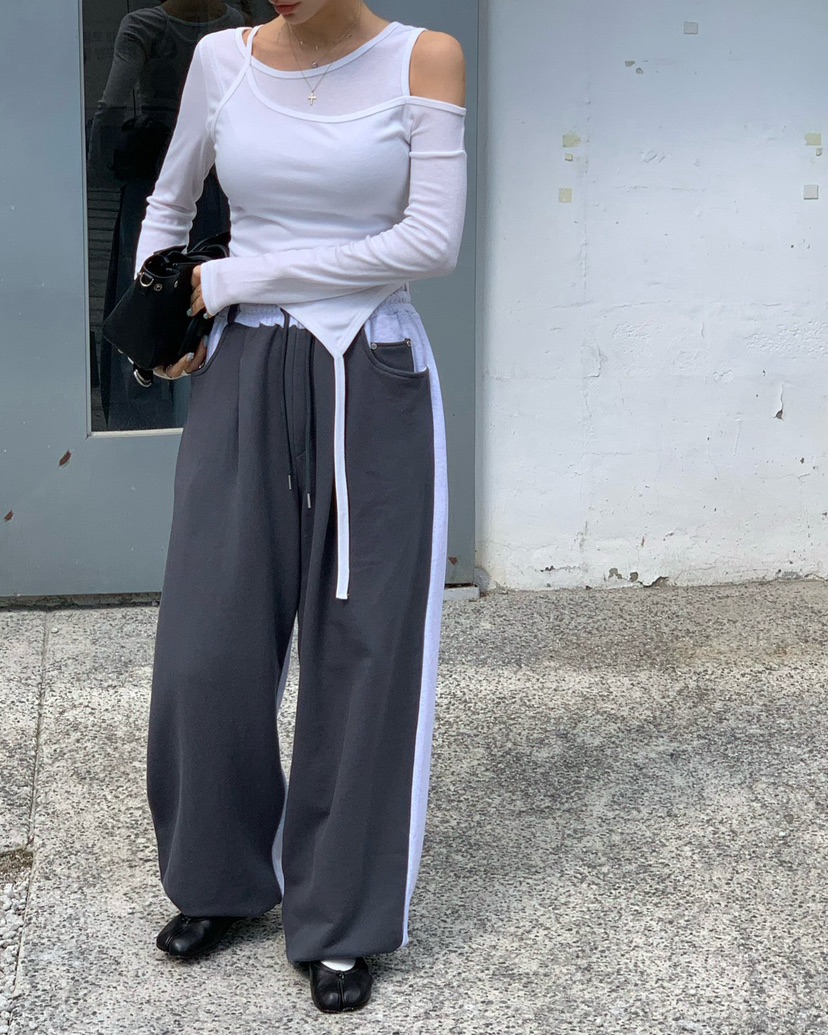 REVE CITE-L韓國東大門代購女士新款人氣休閑時尚長袖T恤REVE CITE-L長袖T恤