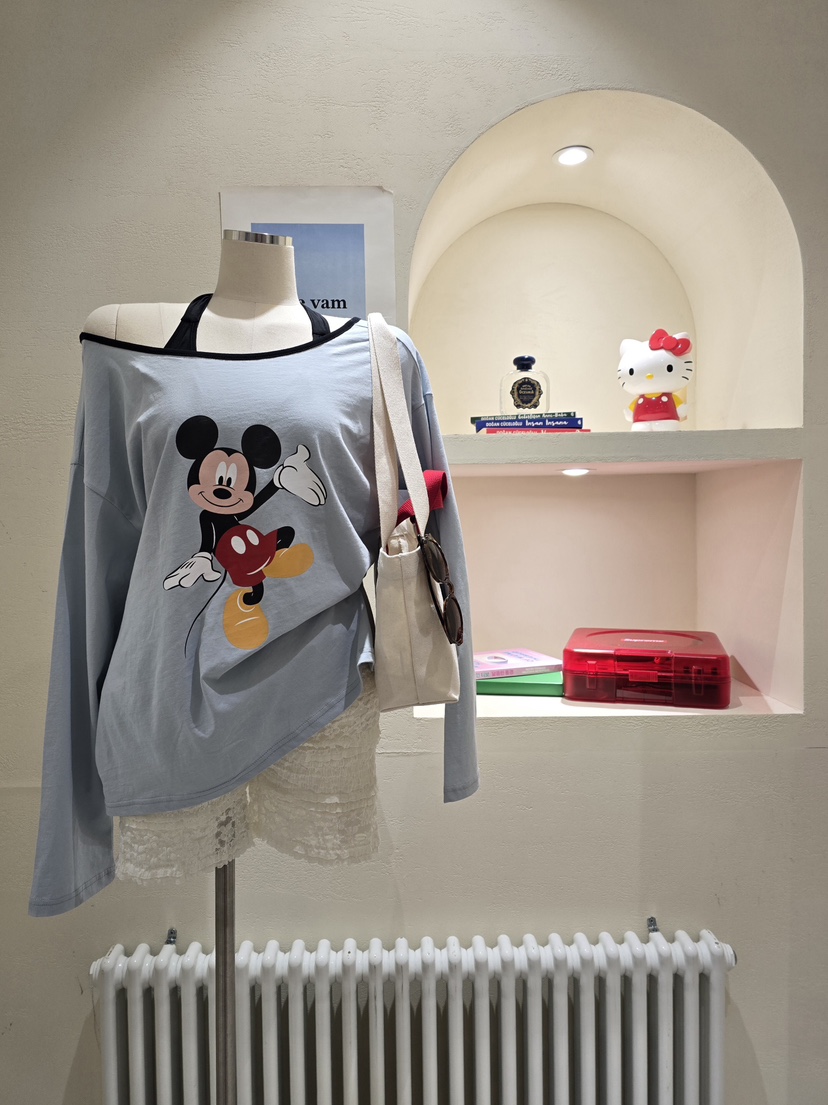 LIKEVAM韓國東大門直郵女裝新品職業熱賣推薦休閑長袖T恤LIKEVAM長袖T恤