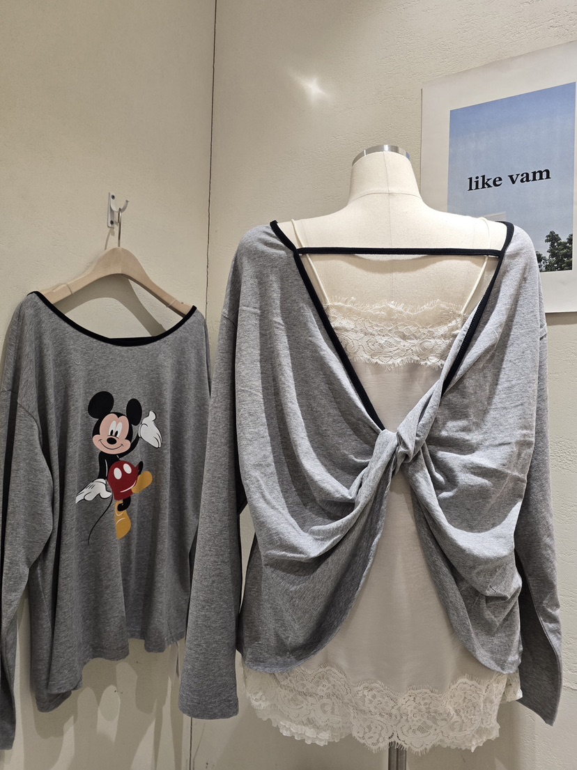 LIKEVAM韓國東大門直郵女裝新品職業熱賣推薦休閑長袖T恤LIKEVAM長袖T恤