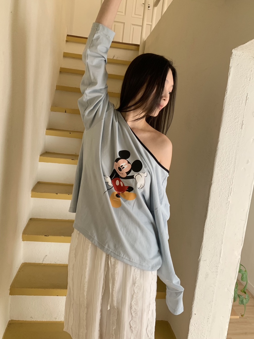 LIKEVAM韓國東大門直郵女裝新品職業熱賣推薦休閑長袖T恤LIKEVAM長袖T恤