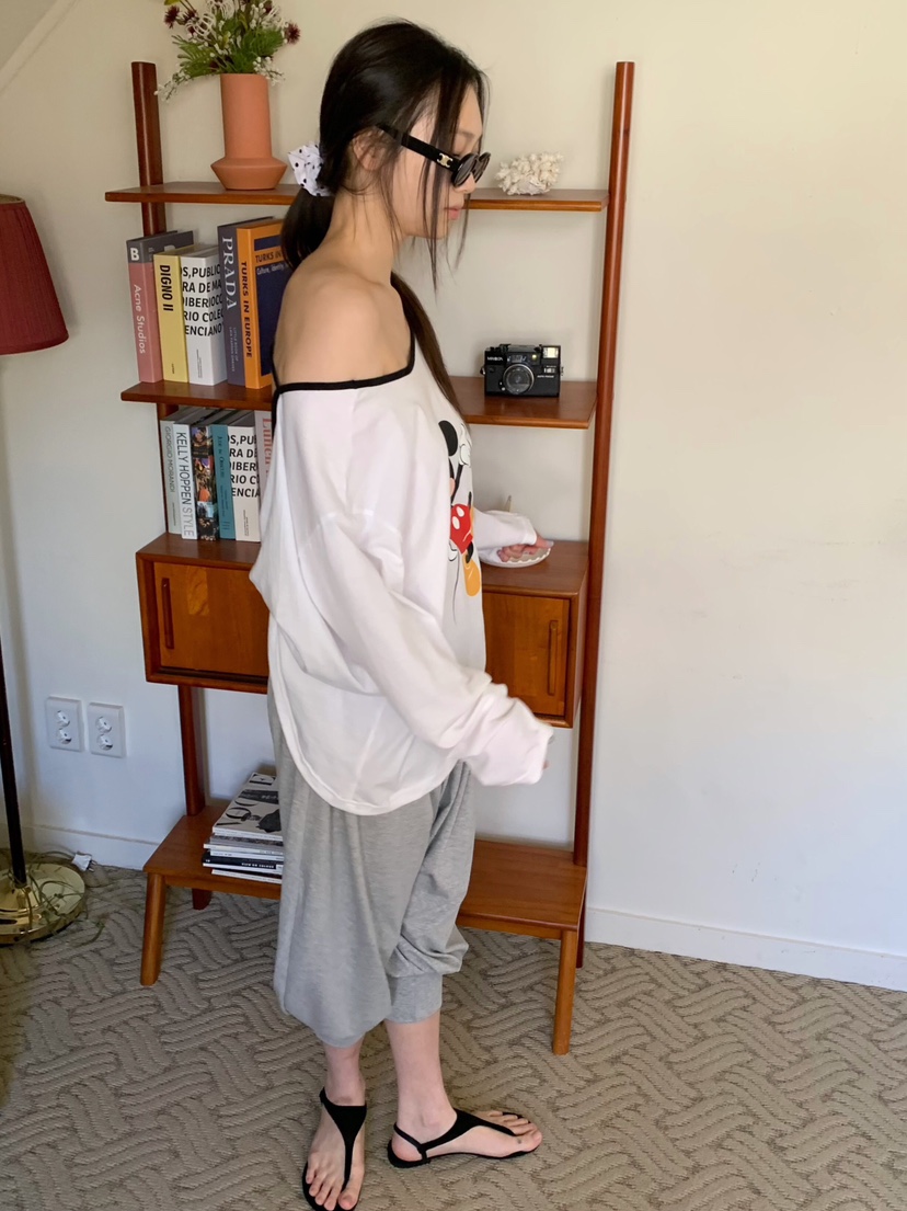 LIKEVAM韓國東大門直郵女裝新品職業熱賣推薦休閑長袖T恤LIKEVAM長袖T恤